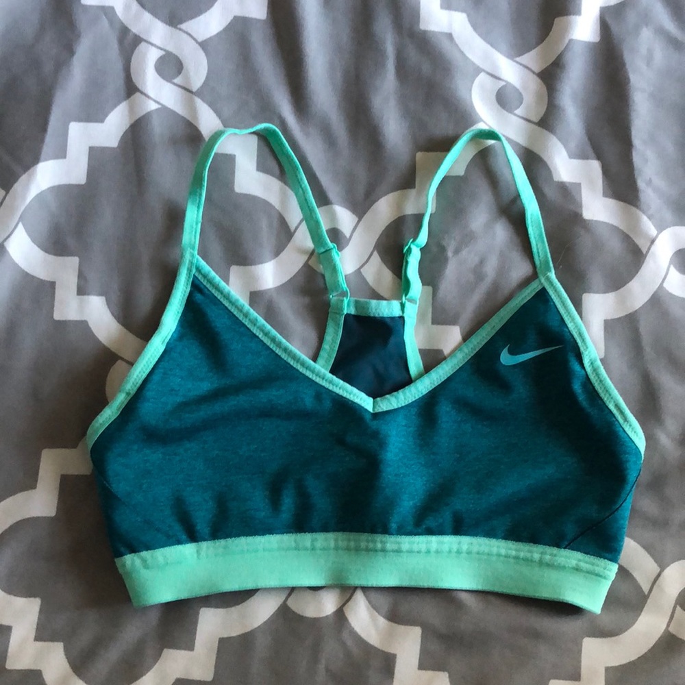Nike sports bra in teal